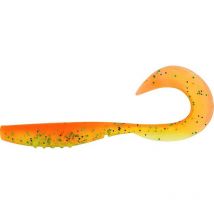 Leurre Souple Megabass X-layer Curly - 17cm - Par 4 Orange Chartreuse - Pêcheur.com