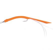 Leurre Souple Ragot Anguill'normande Brill - Par 3 Orange Fluo - No2/0 - Pour Pêche en Mer - Pêcheur.com