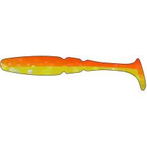 Leurre Souple Powerline Jig Power Kvs 2.5 - 6cm - Par 10 Orange Fluo Ventre Jaune Fluo