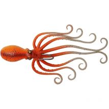 Octopus Savage Gear 3d Octopus - 70g Orange Glow - Pêcheur.com