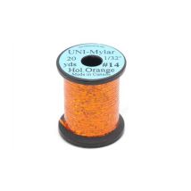 Tinsel Uni Mylar Holog Orange - M - Pour Pêche à la mouche - Pêcheur.com