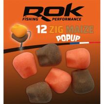 Hookbait Rok Fishing Zig Maize Orange-marron