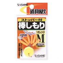 Stop Float Sasame Stick Float Stopper Orange - S