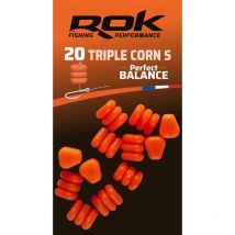 Mais Artificiel Rok Fishing Triple Corn S Perfect Balance Orange