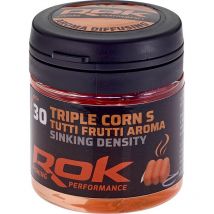 Mais Artificiel + Trempage Rok Fishing Triple Corn S Sinking Density Orange