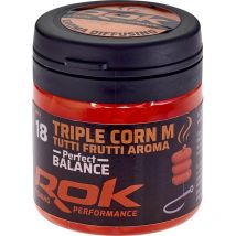 Mais Artificiel + Trempage Rok Fishing Triple Corn M Perfect Balance Orange