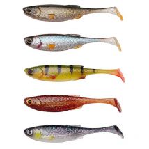 Kit Leurre Souples Savage Gear Craft Shad Mix - 10cm - Par 5 Pack Eaux Claires - Pêcheur.com