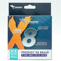 Tresse Rodbuilders Republic Prodigy X8 Braid - Ice Blue - 300m Pe1.2 - Pour Pêche en Mer - Pêcheur.com
