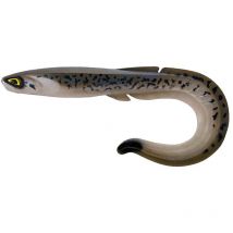 Leurre Souple Fishup Ram Grub - 18cm Pearl Olive - Pour Pêche des Carnassiers - Pêcheur.com