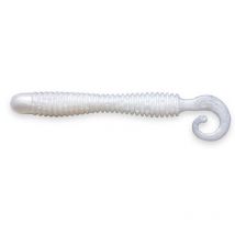 Leurre Souple Crazy Fish Active Slug 4" - 10cm - Par 6 Pearl Snow - Pêcheur.com