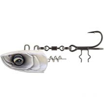 Tête Plombée Savage Gear Monster Vertical Heads Pearl White - 150g - Pêcheur.com