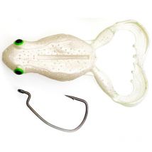 Leurre Souple Chasebaits Flexi Frog - 6.5cm - Par 3 Pearl White