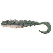 Leurre Souple Berkley Gulp! Nemesis Prawn Curl Tail - 10cm - Par 4 Peppered Prawn