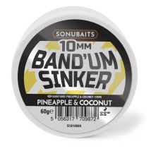 Hookbait Sonubaits Band'um Sinkers - 10mm Pineapple & Coconut - Pêcheur.com