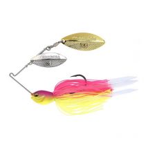 Spinnerbait Megabass Sv-3 3/8 Double Willow - 10.5g Pink Chartreuse - Pêcheur.com