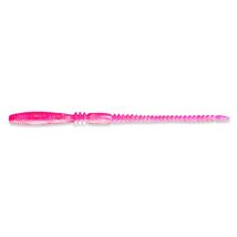 Leurre Souple Crazy Fish Cruel Leech 5.1" - 13cm - Par 6 Pink Snow - Pêcheur.com