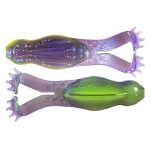 Leurre Souple Zman Goat Toadz - 10cm - Par 3 Purple Death