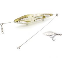 Leurre De Surface Little Jack Panicking Survivor - 12.4cm Real Bait Gold - Pêcheur.com