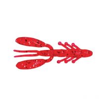 Leurre Souple Damiki Air Craw - 7.6cm - Par 8 Red Silver - Pour Pêche des Carnassiers - Pêcheur.com