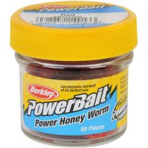 Appat Berkley Powerbait Honey Worm - Par 55 Red - Pêcheur.com