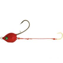 Tete Plombee Daiwa Tenya Jig Head - 14g Red - Pêcheur.com