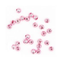 Bille Tungstène Fly Scene Tungsten Beads Slotted Metallic Rose - 3mm