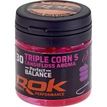 Mais Artificiel + Trempage Rok Fishing Triple Corn S Perfect Balance Rose - Pêcheur.com