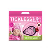 Répulsif Puces Et Tiques À Ultrason Tickless Baby Rose
