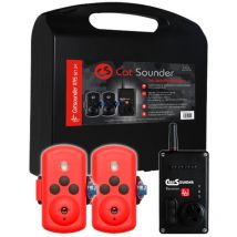 Coffret Détecteur De Touche Silure Carpsounder Catsounder Xrs Rouge - 2 Détecteurs
