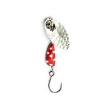 Cuiller Tournante Sico Lure Vibro - 3.5g Rouge-argent