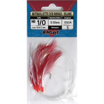Train De Plume Ragot Mitraillettes Eco Rouge-blanc