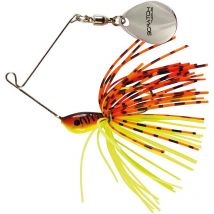 Spinnerbait Scratch Tackle Micro Spinner Altera Nano - 3.5g Rouge Fire Tiger - Pêcheur.com