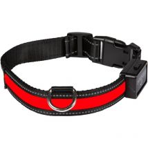 Collier Lumineux Eyenimal Light Collar Usb Rechargeable Rouge - L