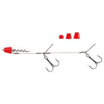 Monture Balzer Screw In Pike Rig With Varying Weights Rouge - No2 - Pêcheur.com