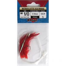 Train De Plume Ragot Mitraillettes Eco Rouge - Pêcheur.com