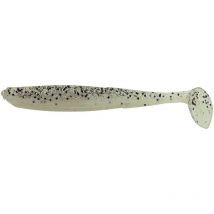 Leurre Souple Bass Assassin Elite Shiner 4" - 10cm - Par 8 Salt & Pepper Silver Phantom
