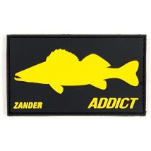 Scratch Interchangeable Fishxplorer Pour Casquette / Bonnet Silicone 3d Sandre Addict Sandre Addict - Noir