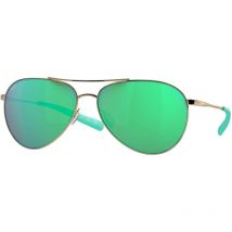 Lunettes Polarisantes Costa Piper 580g Shiny Gold - Green Mirror - Pêcheur.com