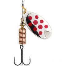Cuiller Tournante Abu Garcia Fast Attack Spinners - 7g Silver/red Dots