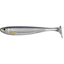 Leurre Souple Live Target Slow-roll Shiner - 12.5cm - Par 3 Silver Smoke