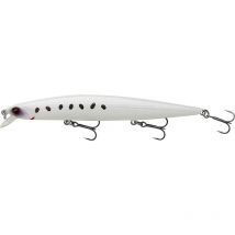 Leurre Flottant Savage Gear Sea Bass Minnow - 14cm Snow Sardine - Pêcheur.com