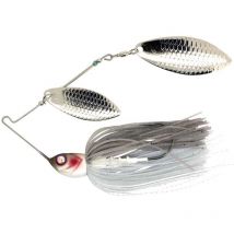 Spinnerbait Damiki Tot Spinner Bait - 10g Snow Shad - Pour Pêche des Carnassiers - Pêcheur.com