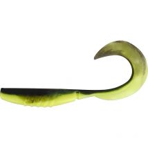 Leurre Souple Megabass X-layer Curly - 12.5cm - Par 5 Solid Chartreuse Black - Pêcheur.com