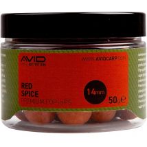 Bouillette Flottante Avid Carp Premium Pop-ups Spice Red - Pêcheur.com