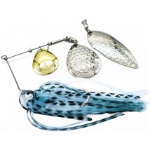 Spinnerbait 10ftu Po-boy Tandem Blade - 8.9g Splatter Shad - Pour Pêche des Carnassiers - Pêcheur.com