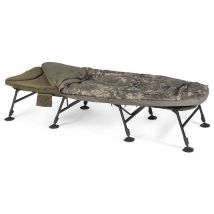 Bedchair Nash Indulgence Hd40 Sleep System 8 Legs Camo Standard - Pêcheur.com