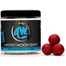 Hookbait Any Water Hard Hookbait Boilies Strawberry & Asafoetidia - 25mm - Pour Pêche de la Carpe - Pêcheur.com
