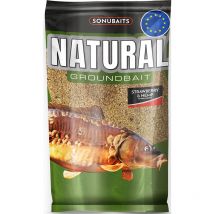 Amorce Sonubaits Natural Flavoured Groundbaits Strawberry & Hemp - Pêcheur.com