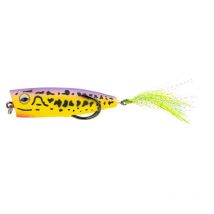 Leurre Souple Snag Proof Popper Zoo Pop - 7cm Sunrise Frog