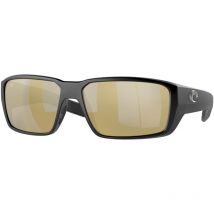 Lunettes Polarisantes Costa Fantail Pro 580g Sunrise Silver Miroir - Noir Mat - Pêcheur.com